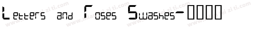 Letters and Roses Swashes字体转换